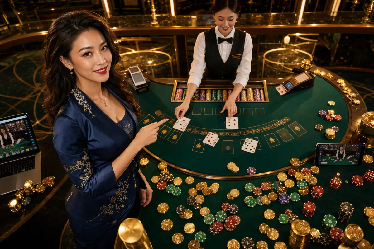 tjbat অনলাইন লাইভ ক্যাসিনো গেমিং